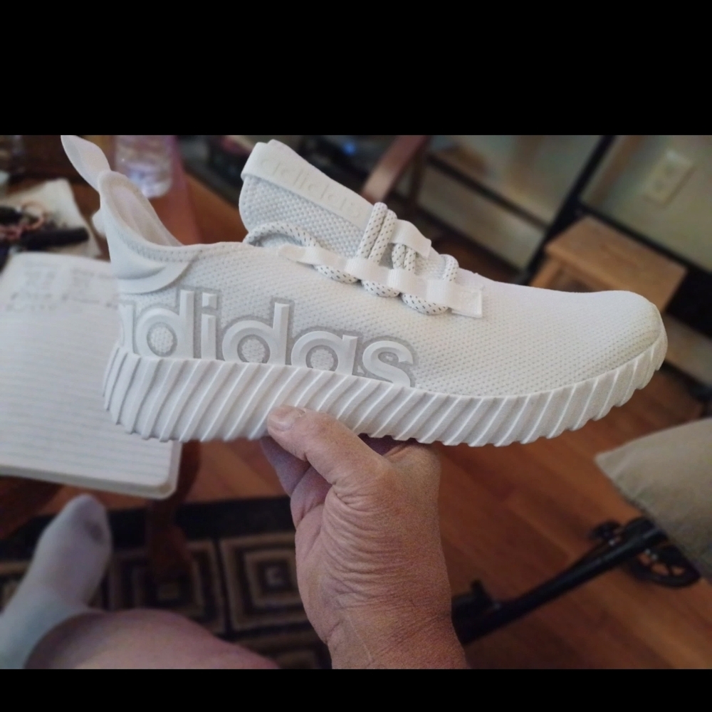Adidas Kaptir,3.0  White/white,sport,running Or Casual Sneakers.
